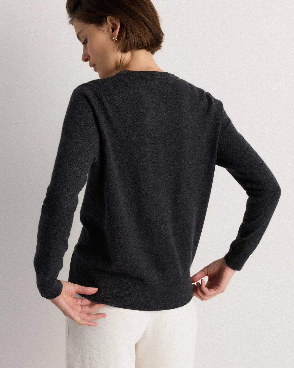 Mongolian Cashmere Cardigan Sweater