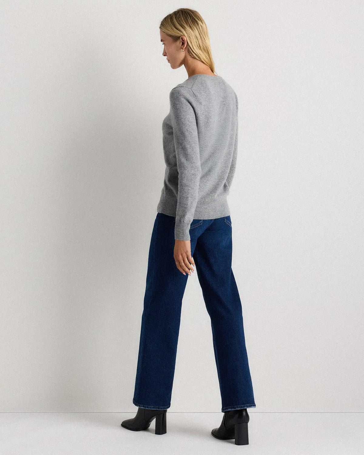 Mongolian Cashmere Cardigan Sweater