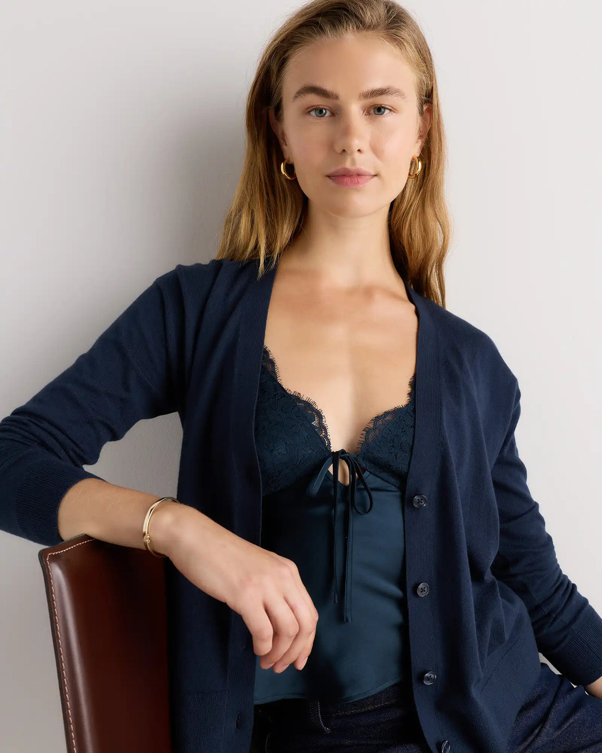 Lightweight Cotton Cashmere Cardigan