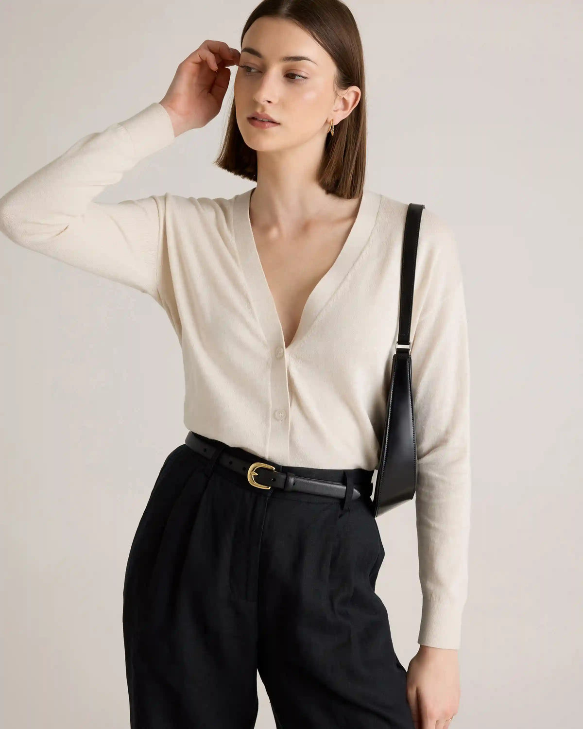Lightweight Cotton Cashmere Cardigan