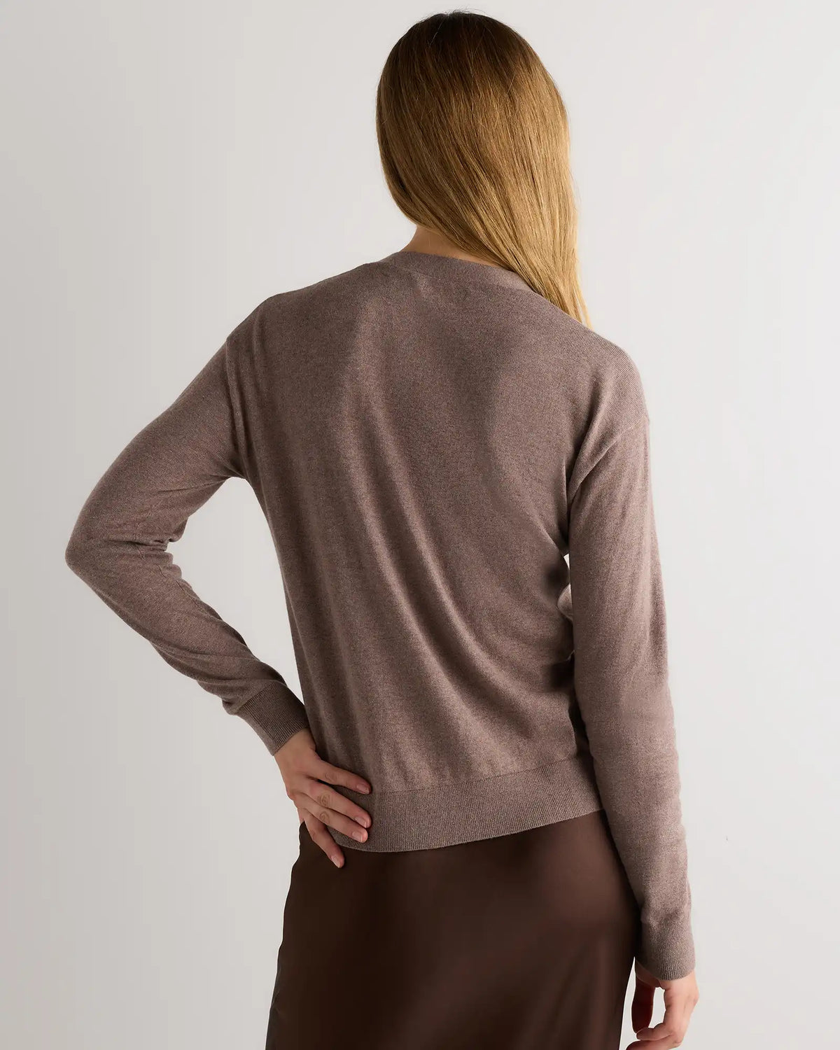 Lightweight Cotton Cashmere Cardigan