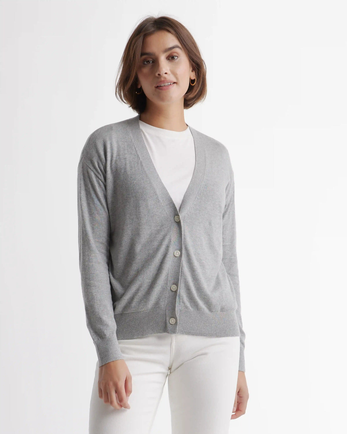 Lightweight Cotton Cashmere Cardigan