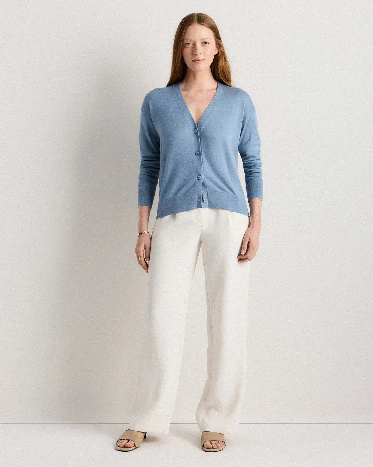 Lightweight Cotton Cashmere Cardigan
