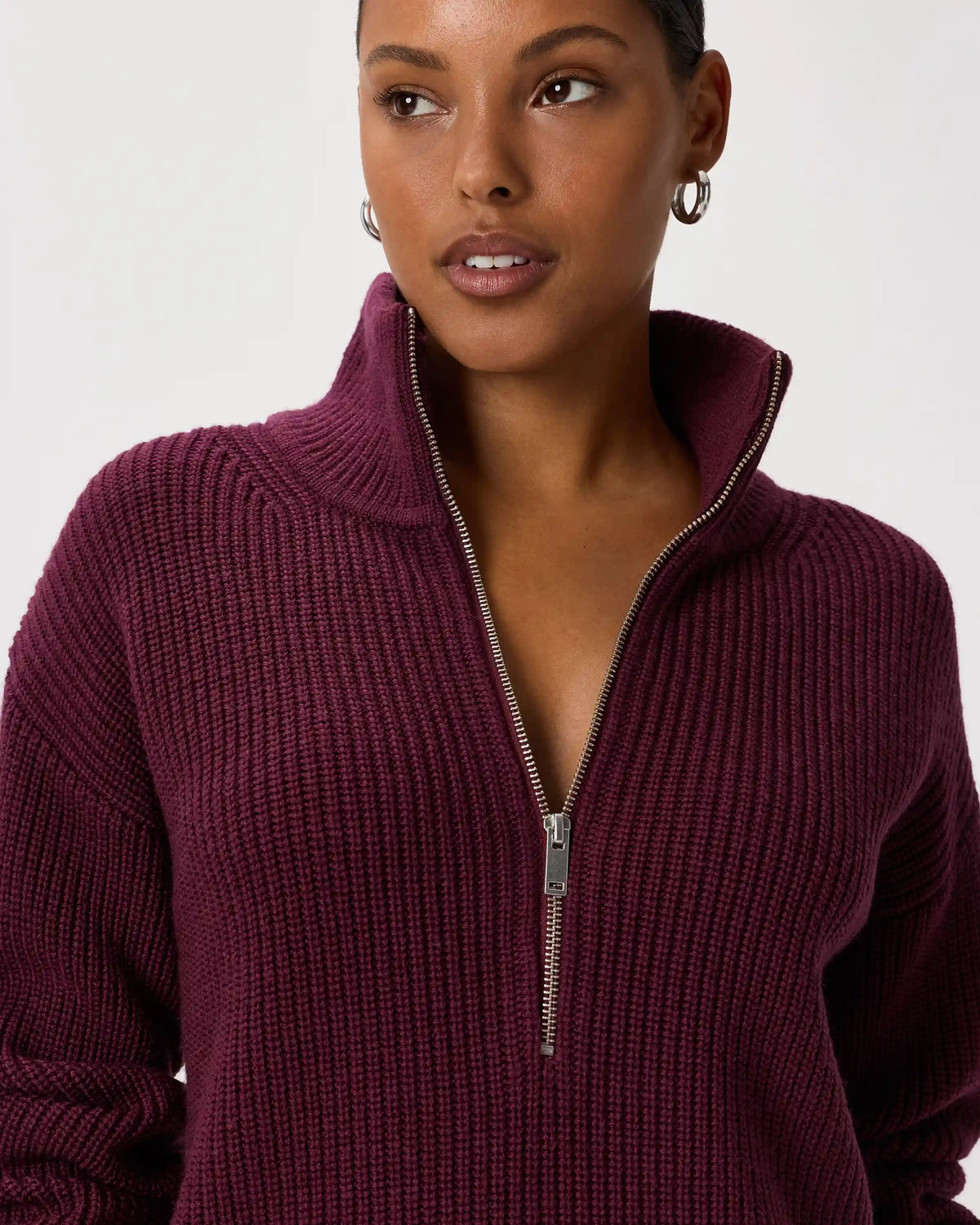 Australian Merino Wool Half Zip Sweater