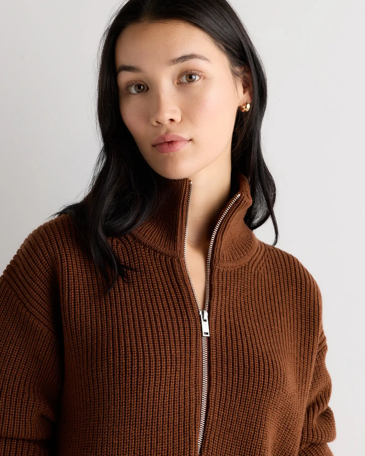 Australian Merino Wool Half Zip Sweater