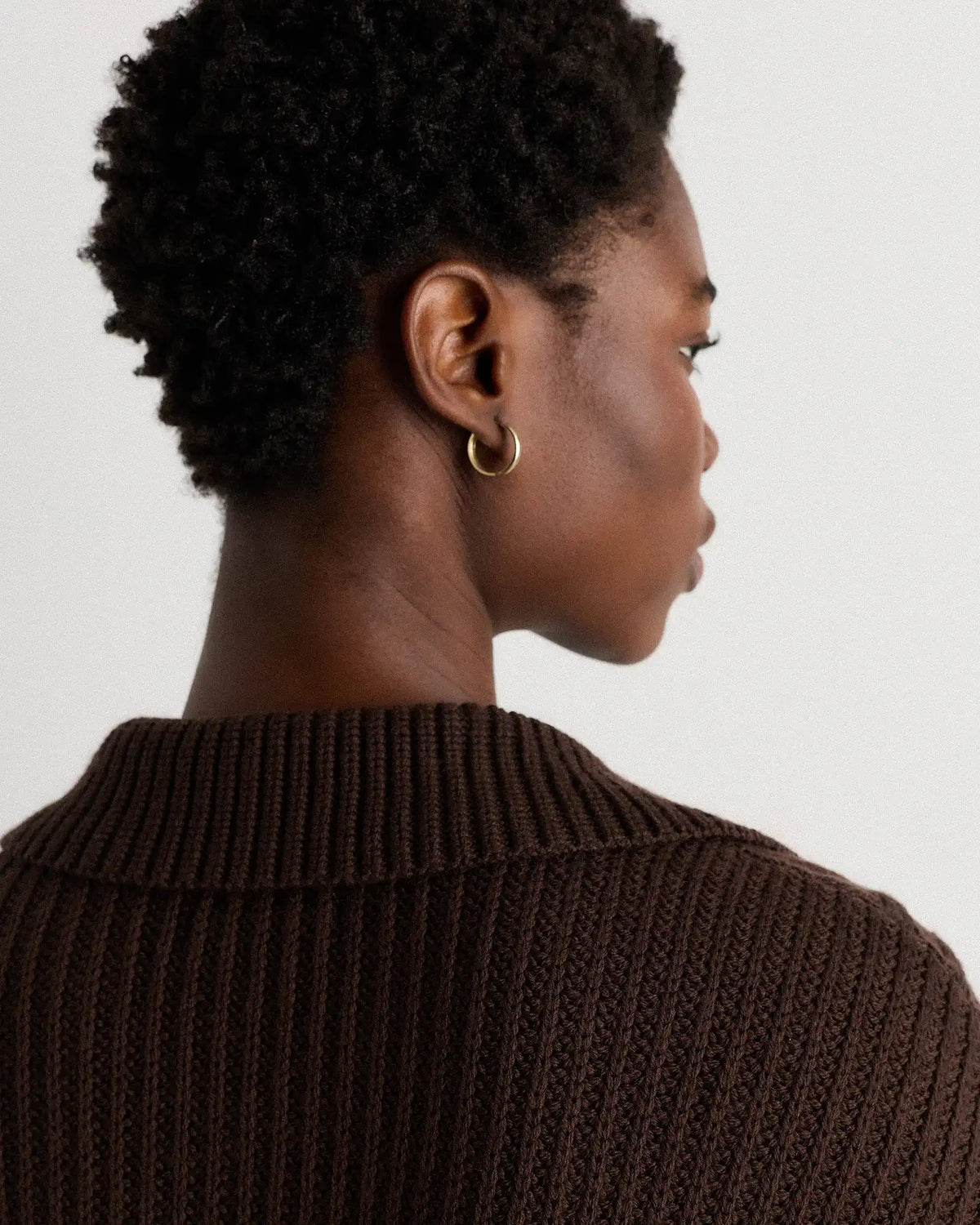 Australian Merino Wool Collared Cable Cardigan