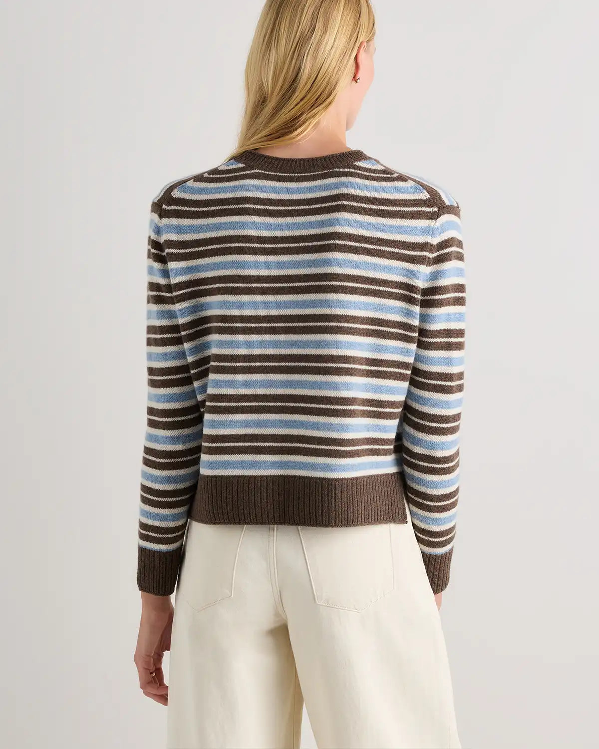 Mongolian Cashmere Boxy Crewneck Sweater