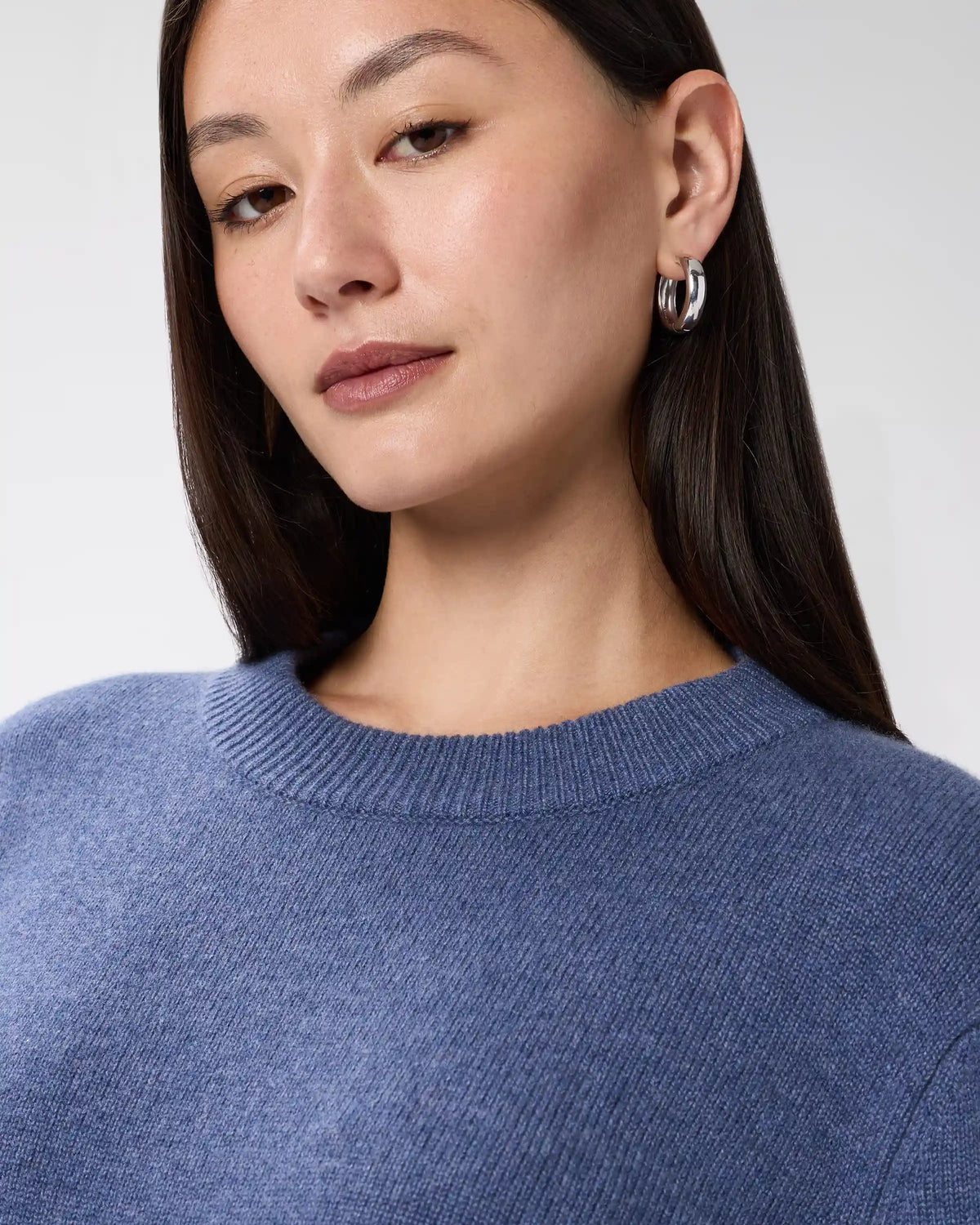 Mongolian Cashmere Oversized Crewneck Sweater
