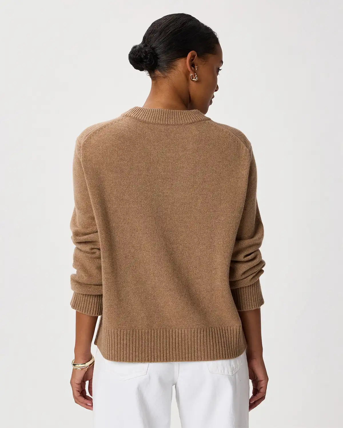 Mongolian Cashmere Oversized Crewneck Sweater