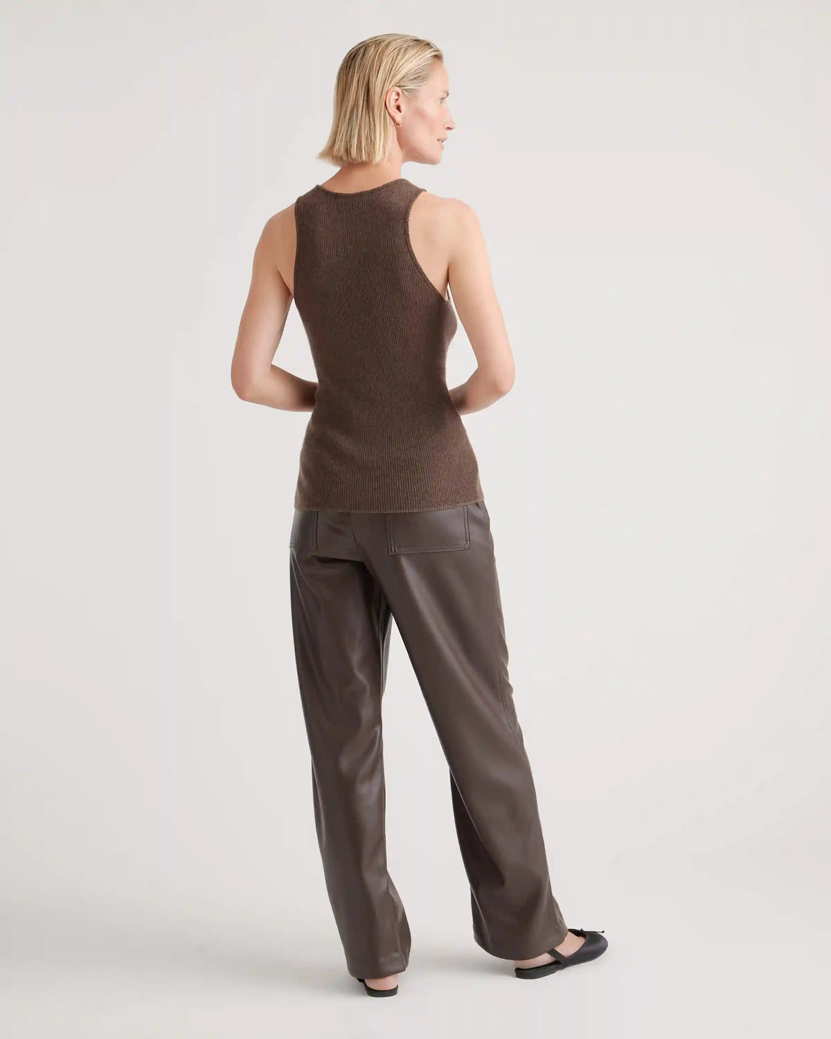 Featherweight Cashmere Ribbed Tank