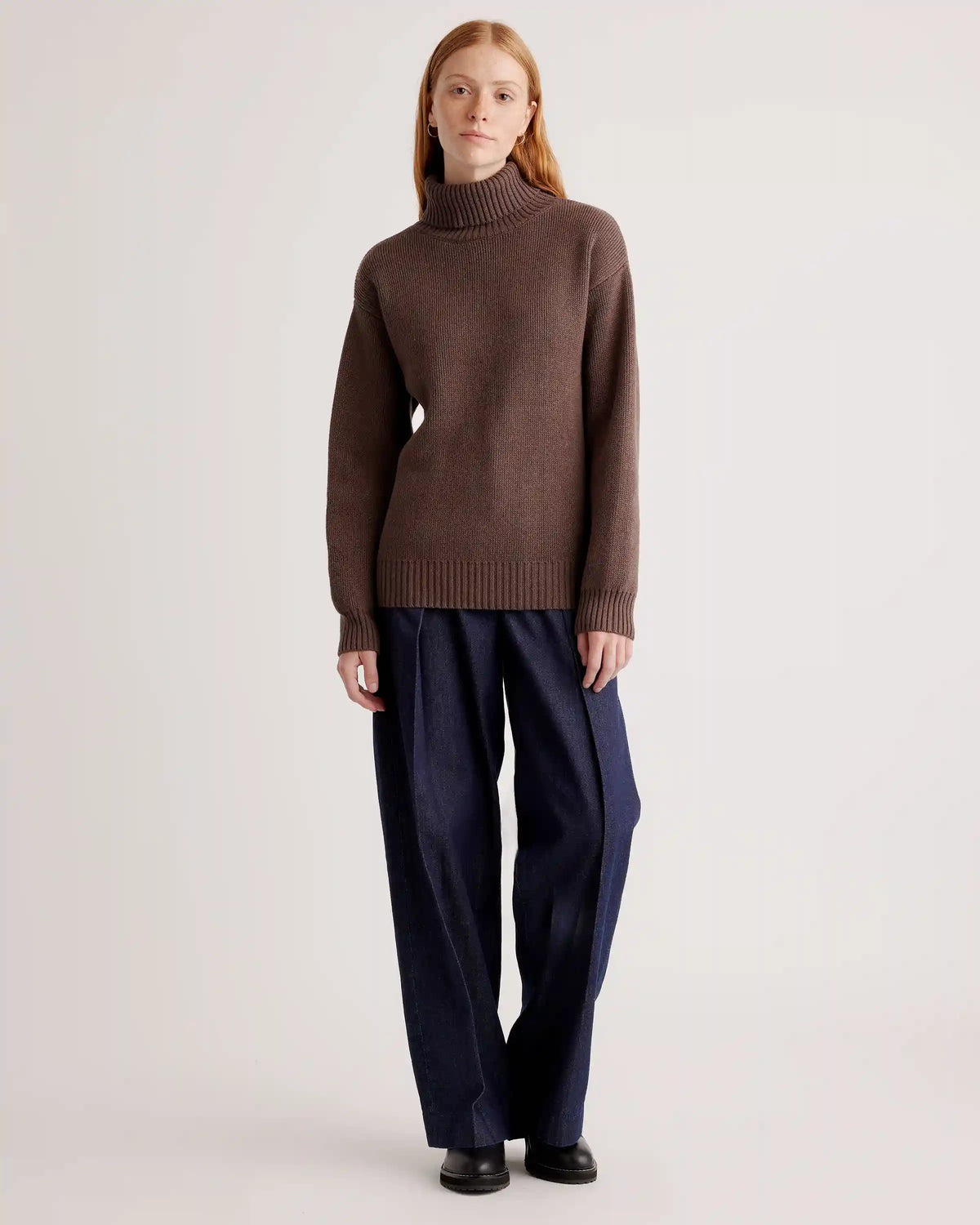 100% Organic Cotton Turtleneck Sweater