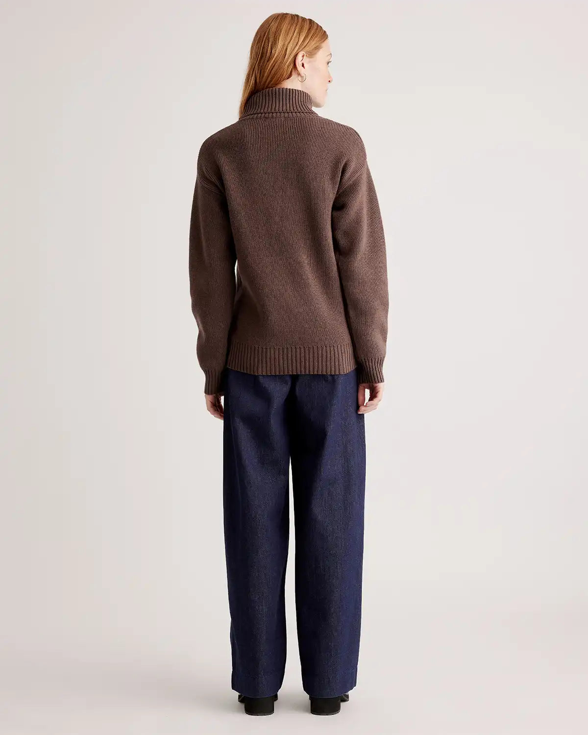 100% Organic Cotton Turtleneck Sweater