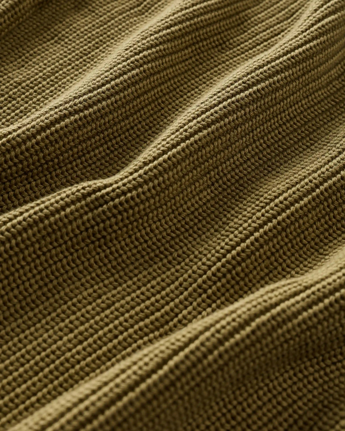 100% Organic Cotton Fisherman V-Neck Sweater
