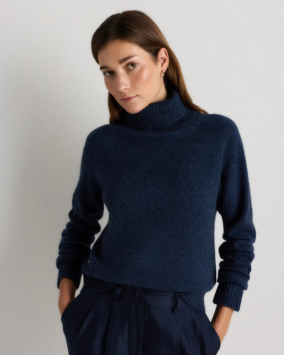 100% Yak Wool Turtleneck Sweater