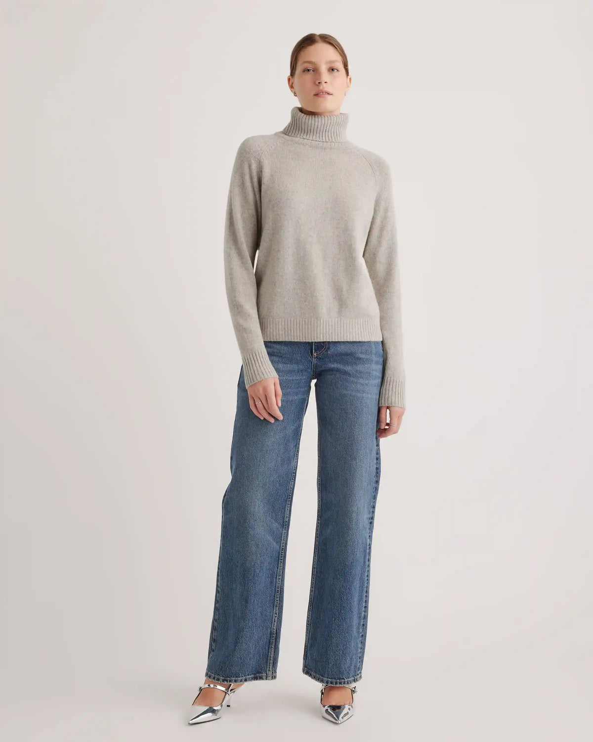 100% Yak Wool Turtleneck Sweater