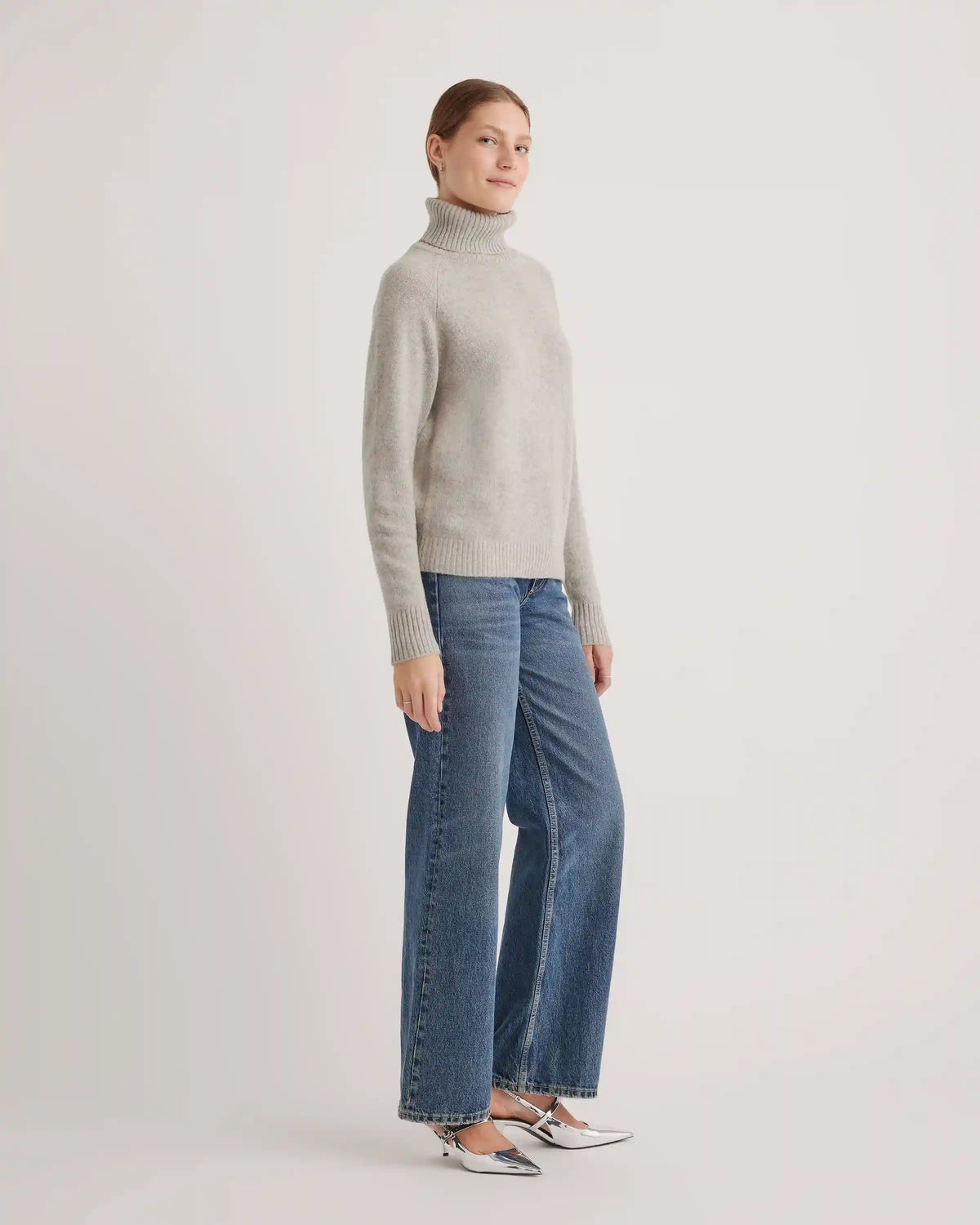 100% Yak Wool Turtleneck Sweater