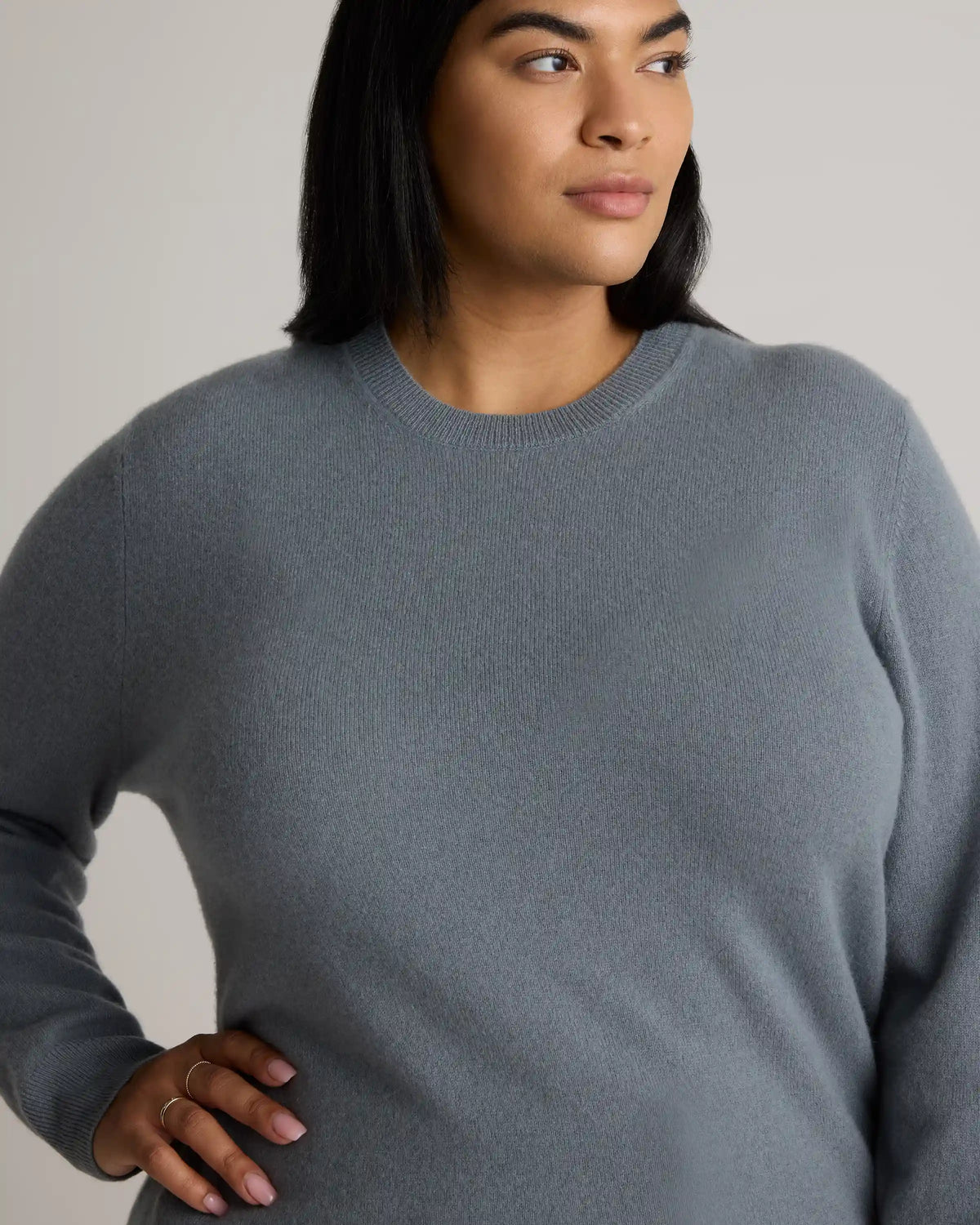 Mongolian Cashmere Crewneck Sweater