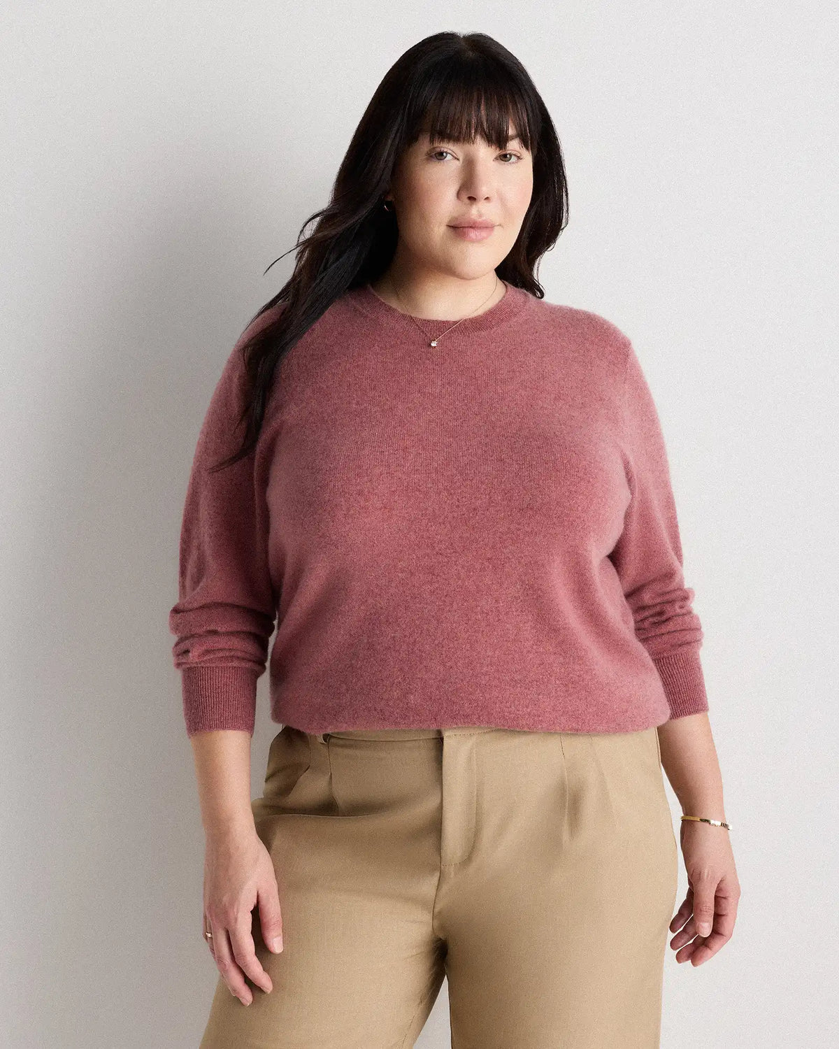 Mongolian Cashmere Crewneck Sweater