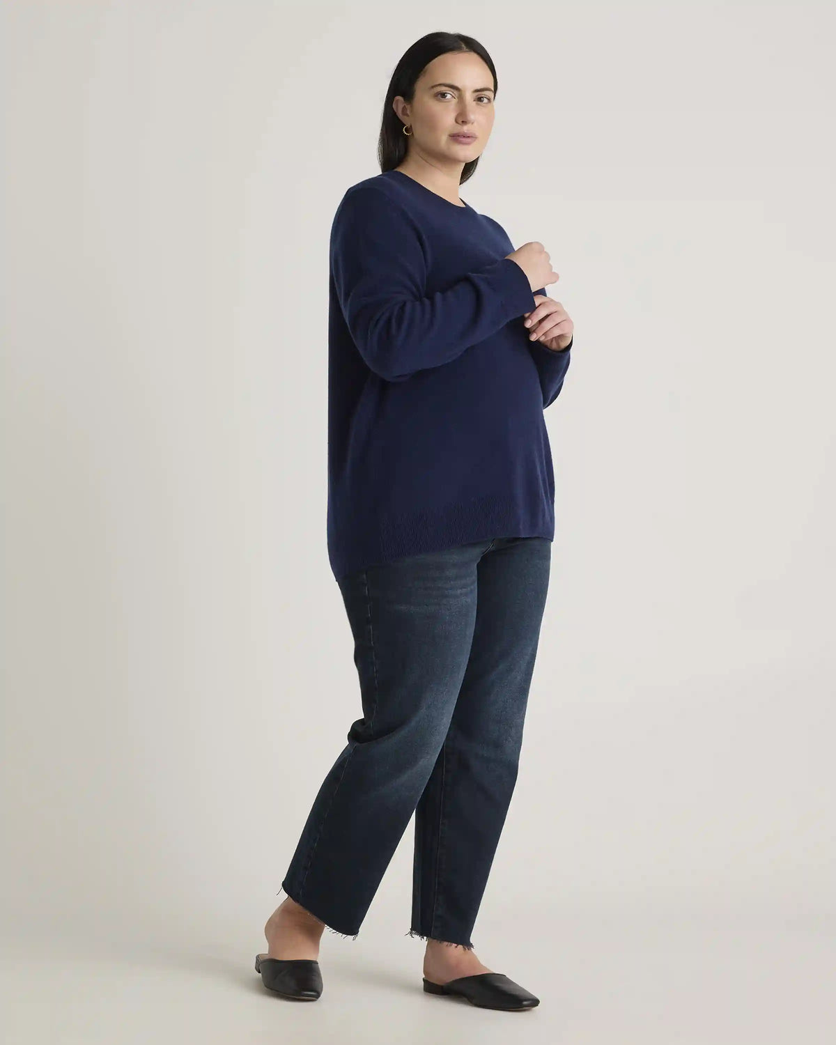 Mongolian Cashmere Crewneck Sweater