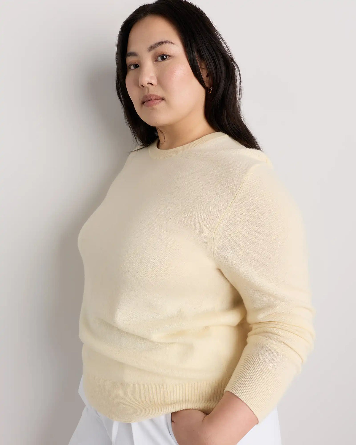 Mongolian Cashmere Crewneck Sweater