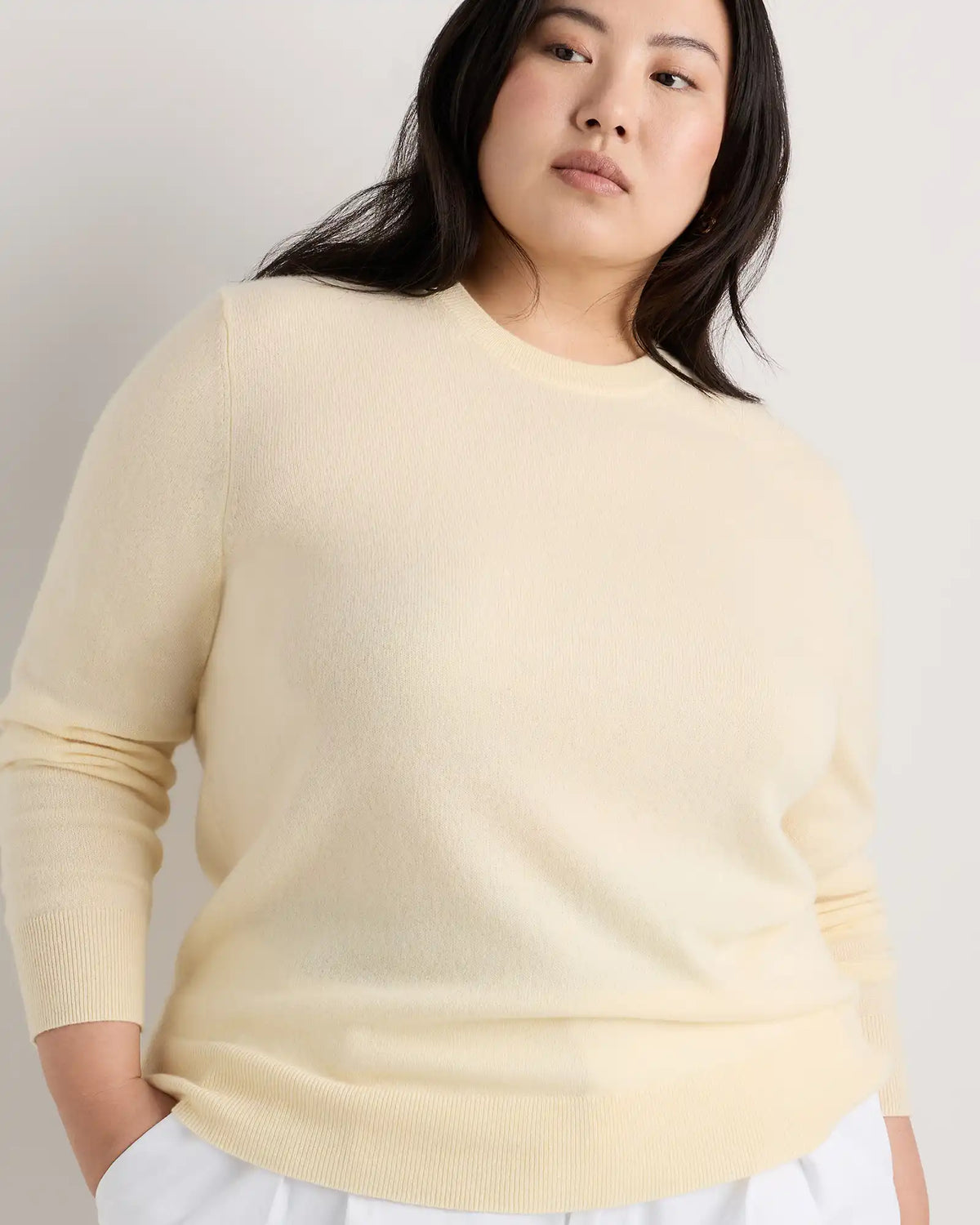 Mongolian Cashmere Crewneck Sweater