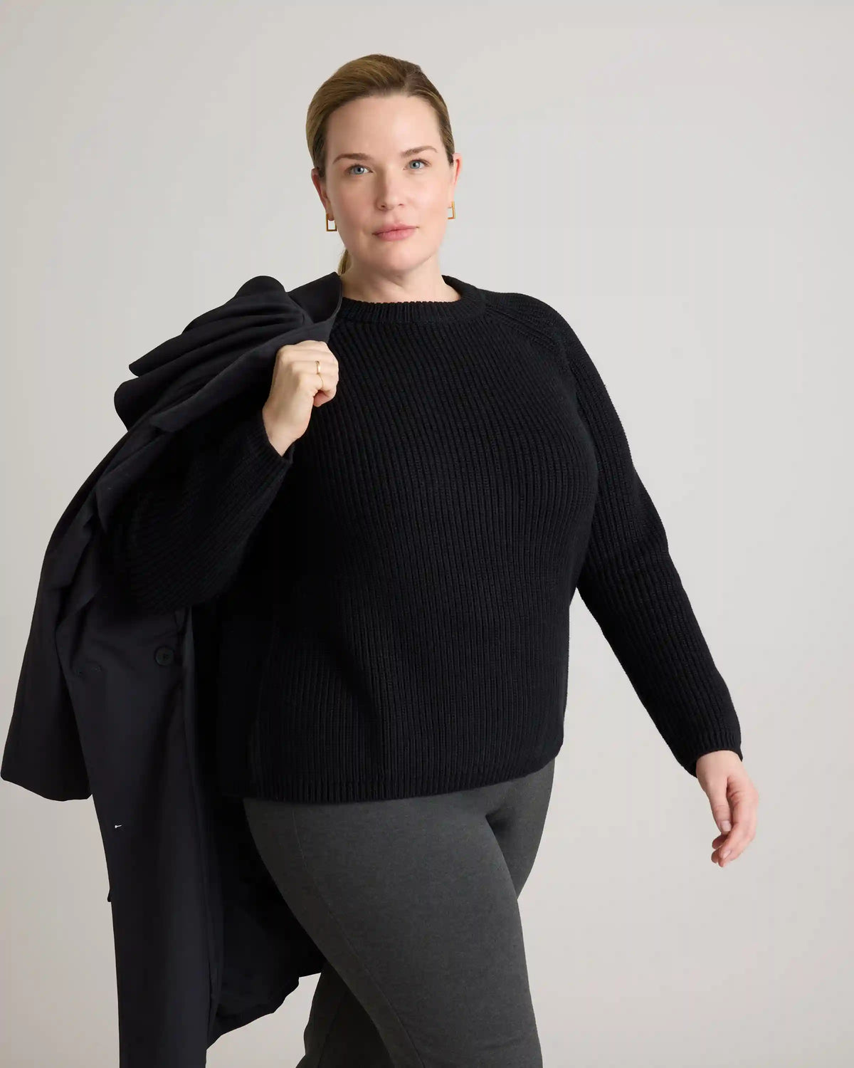 100% Organic Cotton Fisherman Crew Sweater