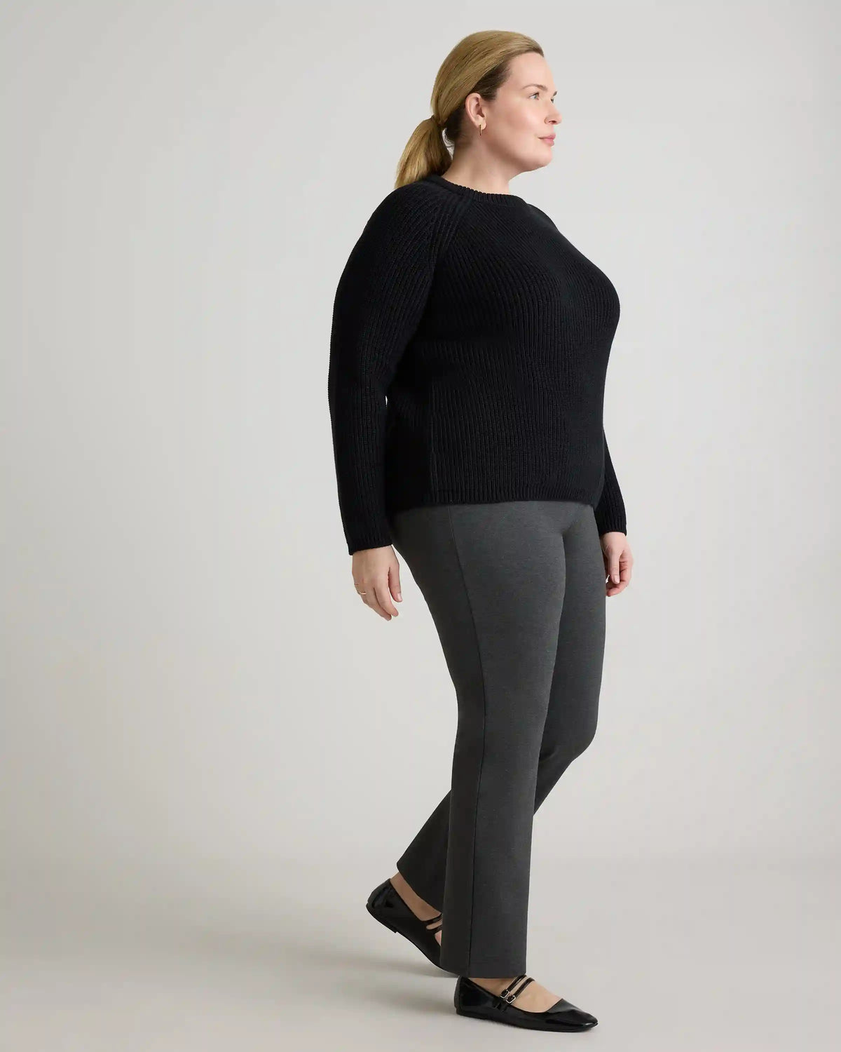 100% Organic Cotton Fisherman Crew Sweater