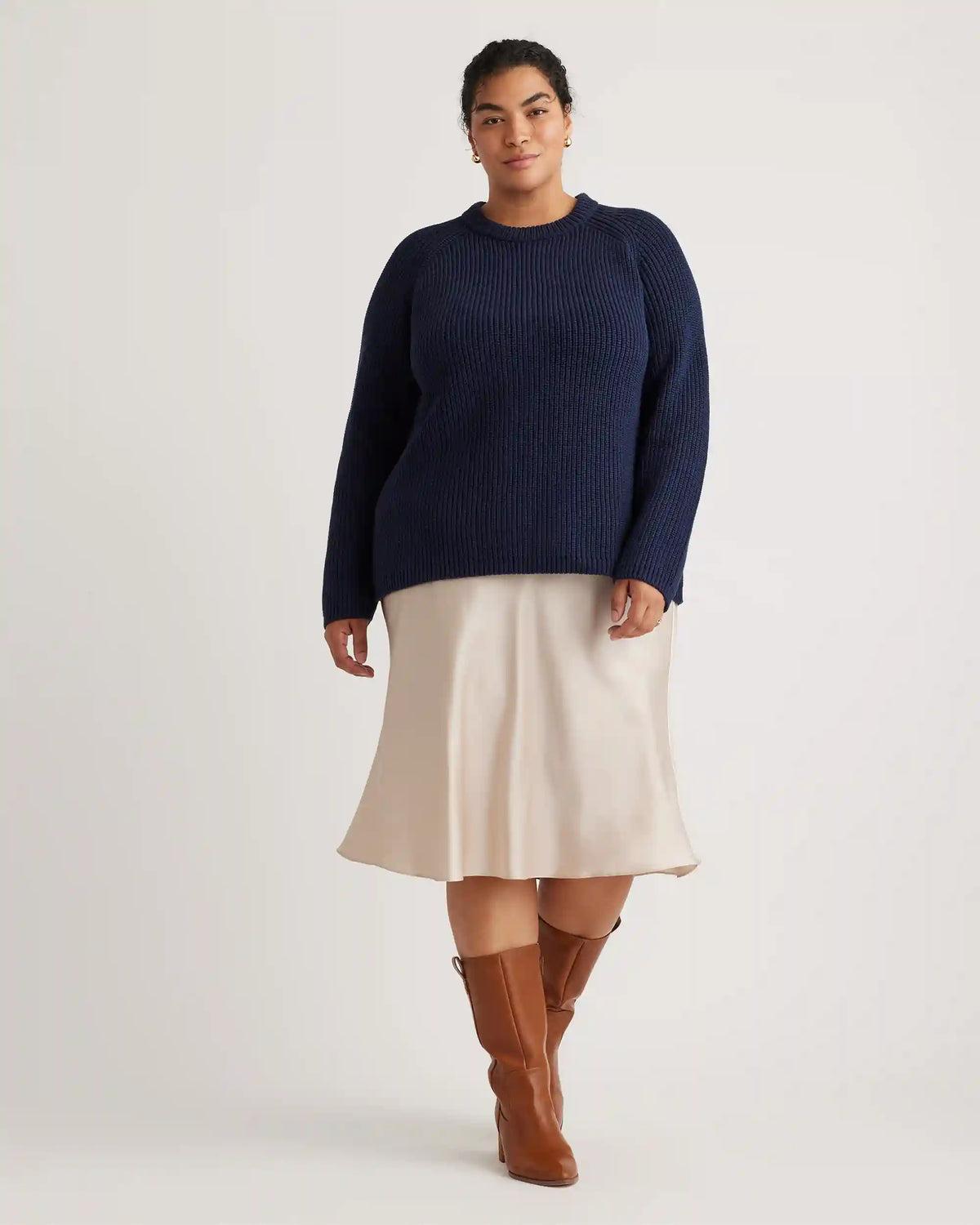 100% Organic Cotton Fisherman Crew Sweater