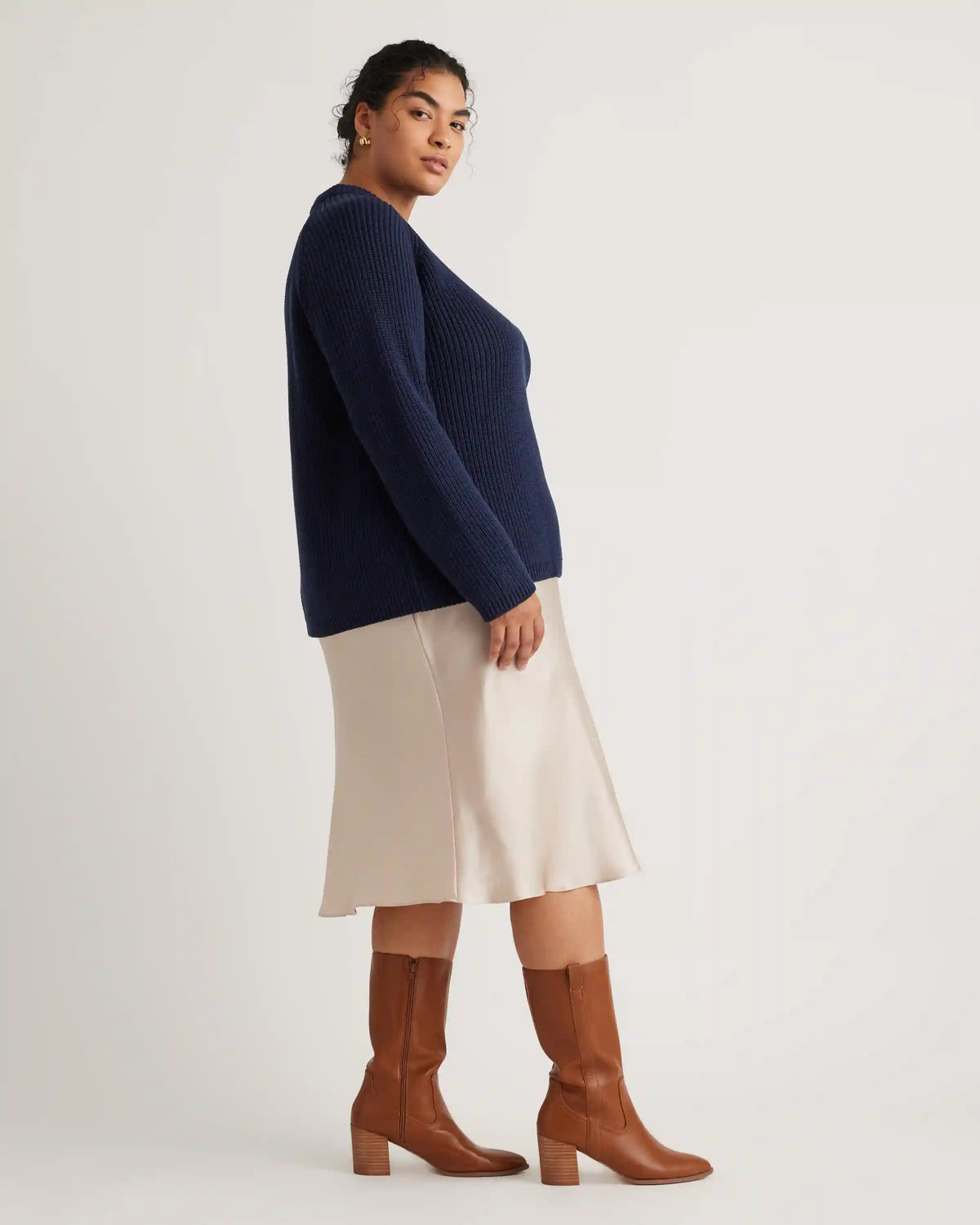 100% Organic Cotton Fisherman Crew Sweater