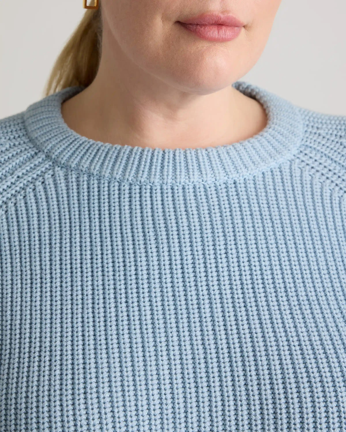 100% Organic Cotton Fisherman Crew Sweater