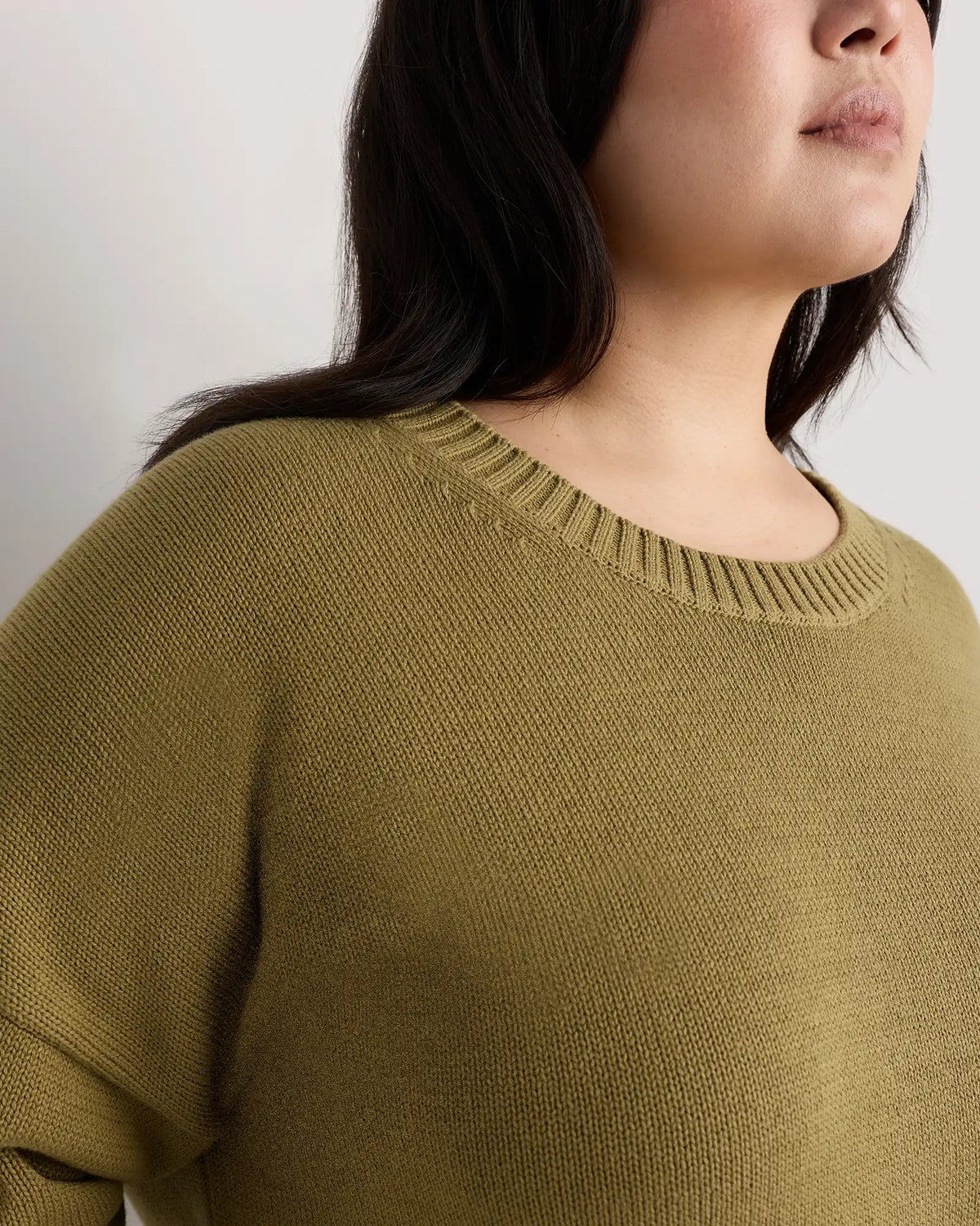 100% Organic Cotton Boyfriend Crew Sweater