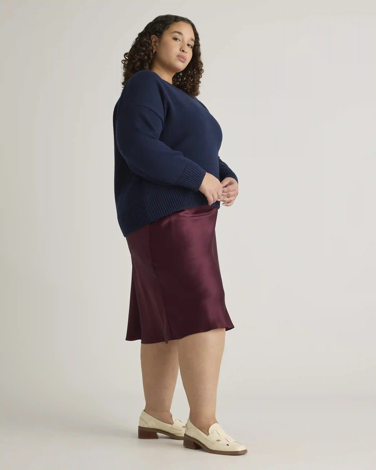 100% Organic Cotton Boyfriend Crew Sweater