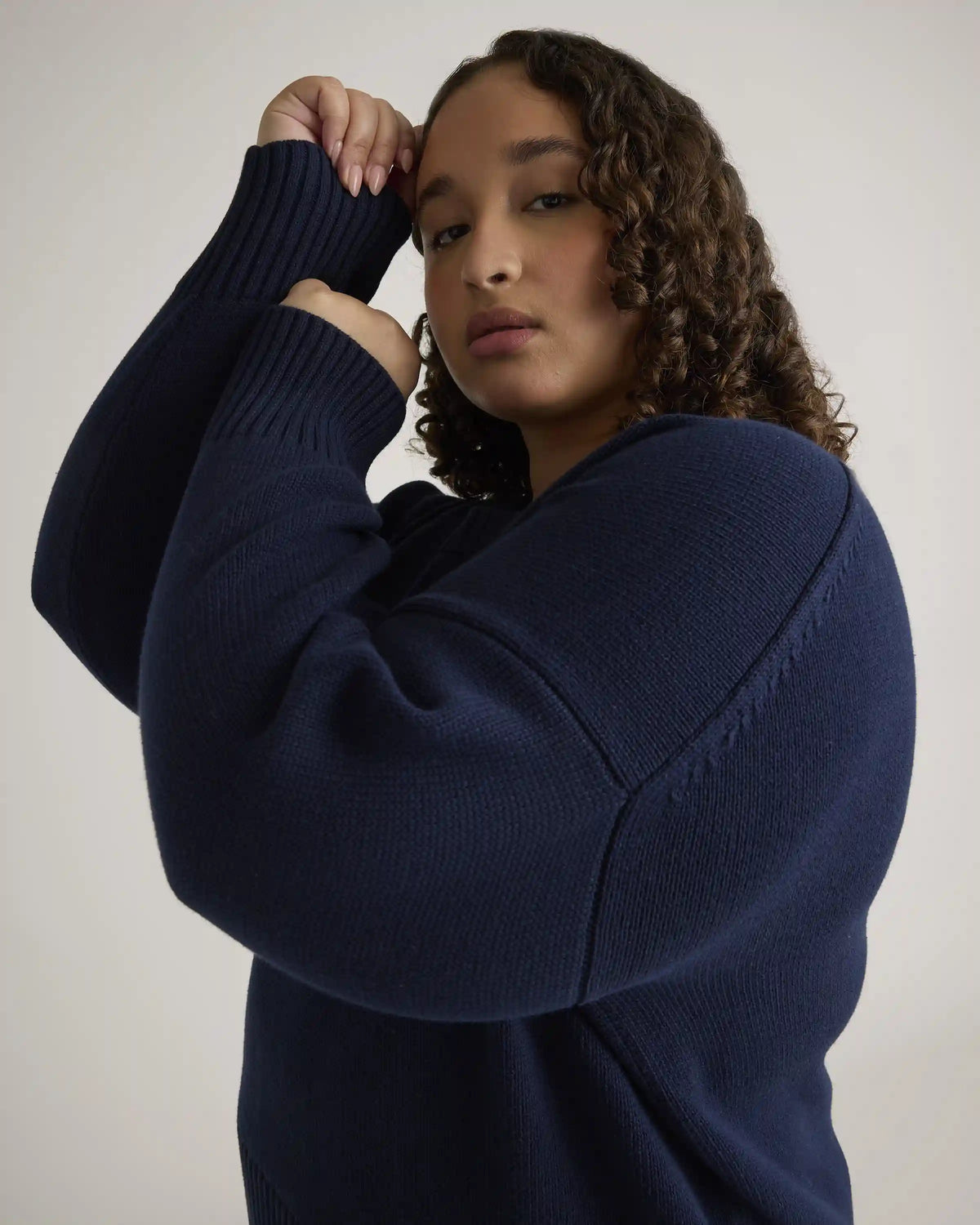 100% Organic Cotton Boyfriend Crew Sweater