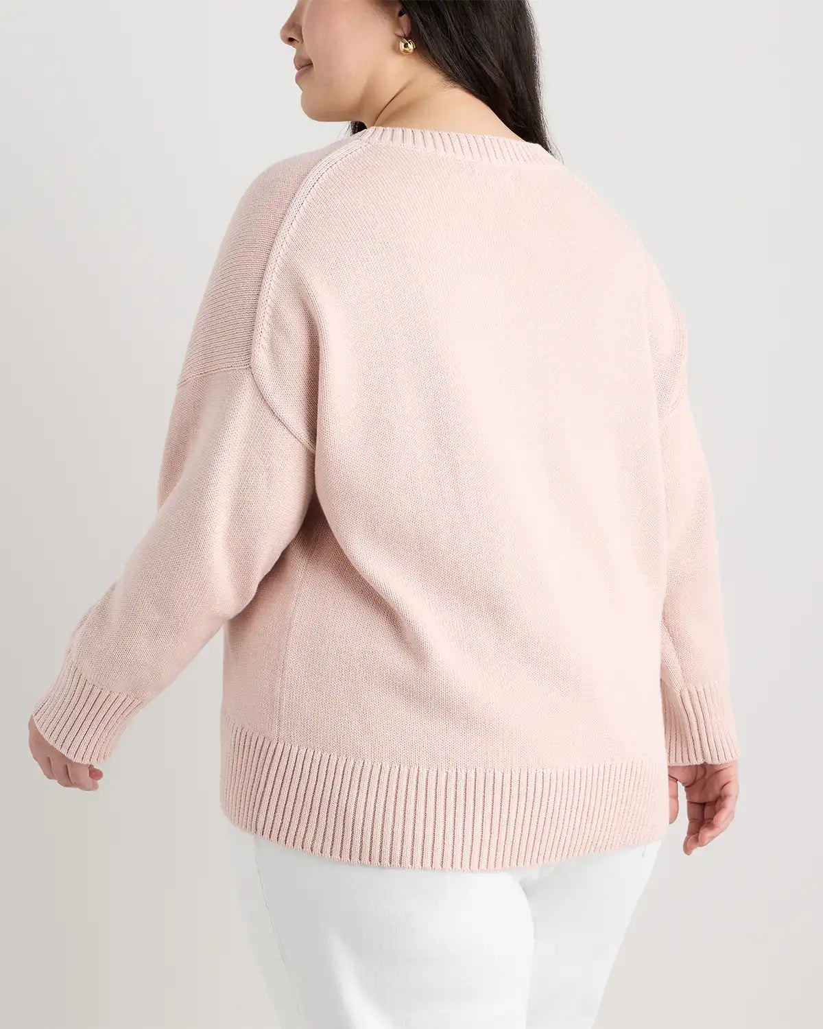 100% Organic Cotton Boyfriend Crew Sweater