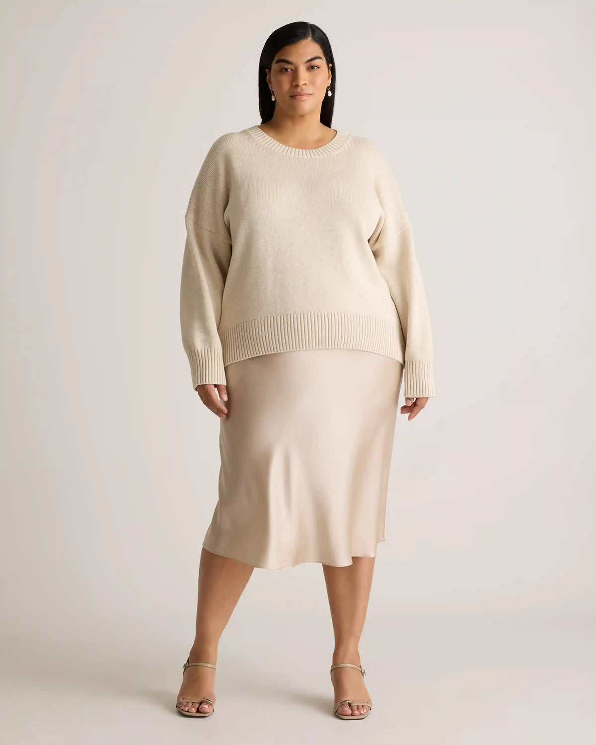 100% Organic Cotton Boyfriend Crew Sweater