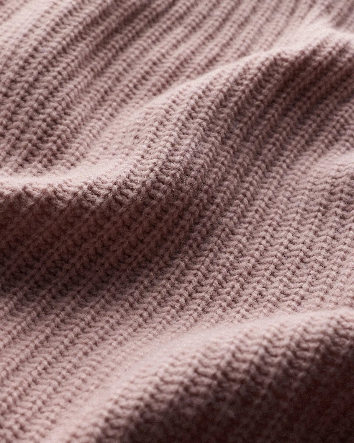 100% Yak Soft Rib Crew Cardigan