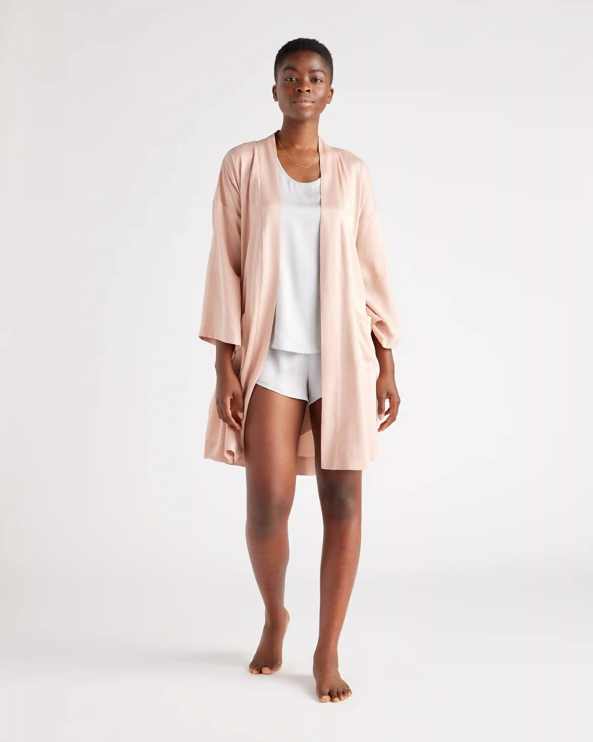 100% Washable Silk Robe