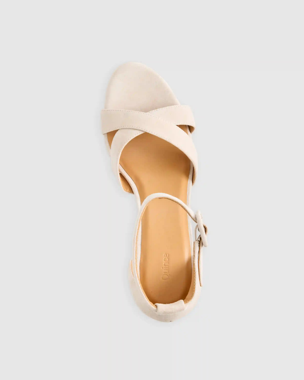 Italian Leather Crisscross Platform Sandal