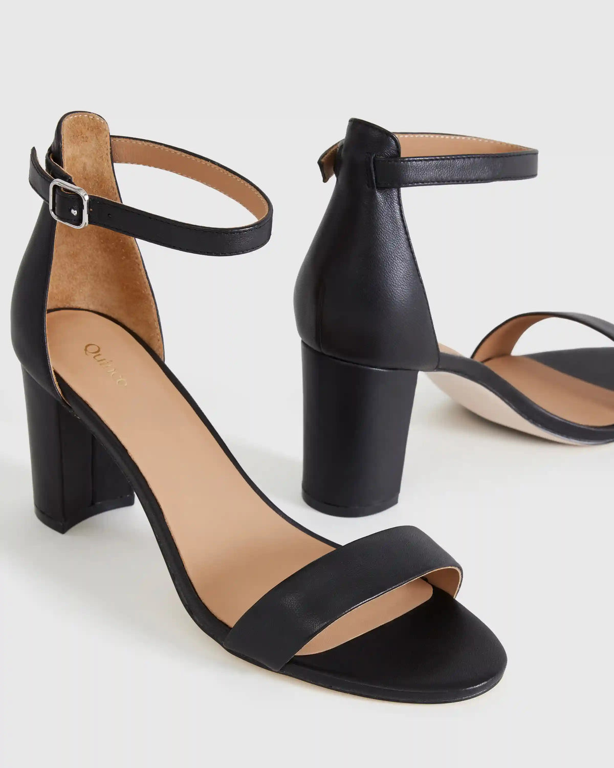 Italian Leather 65mm Block Heel