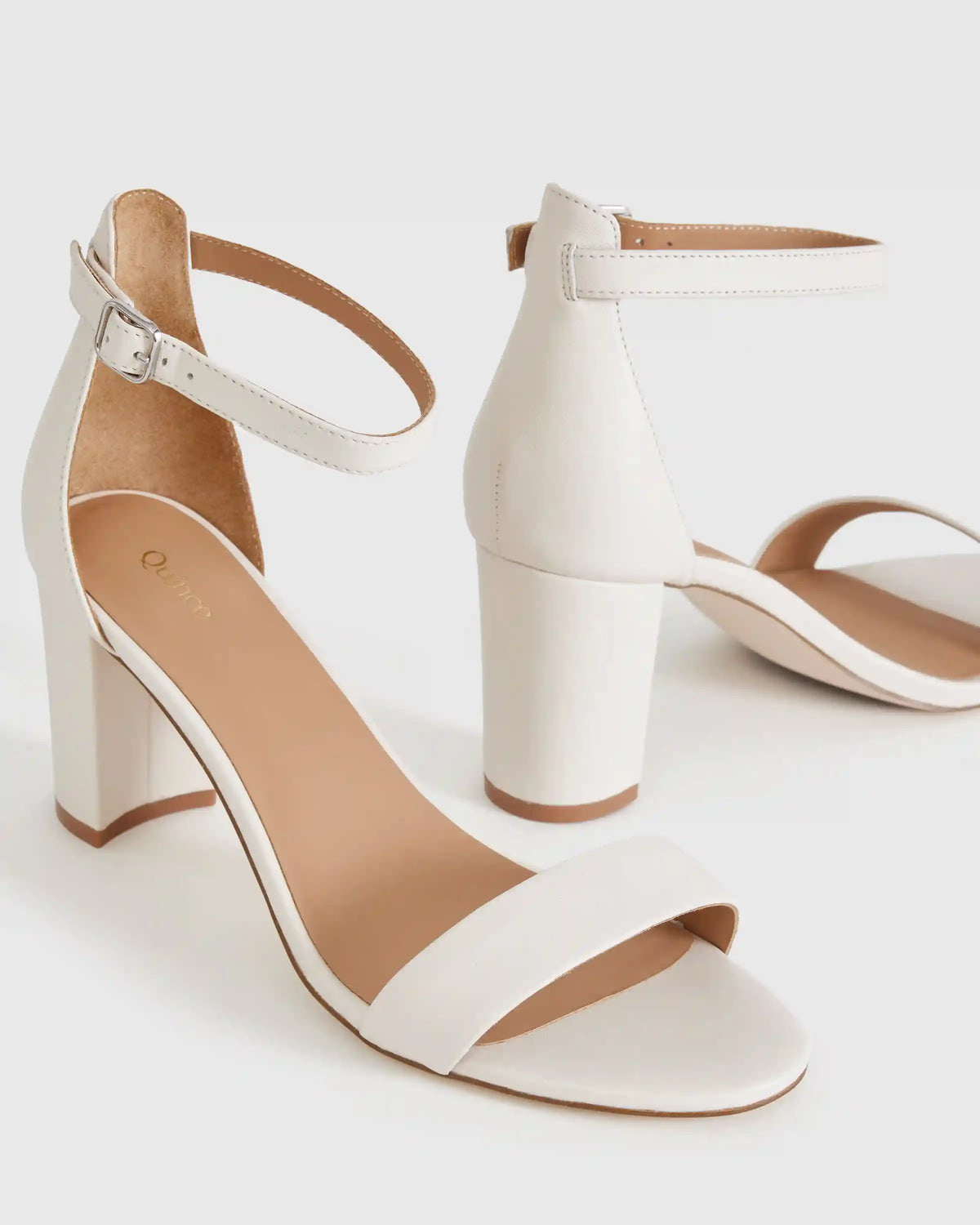 Italian Leather 65mm Block Heel