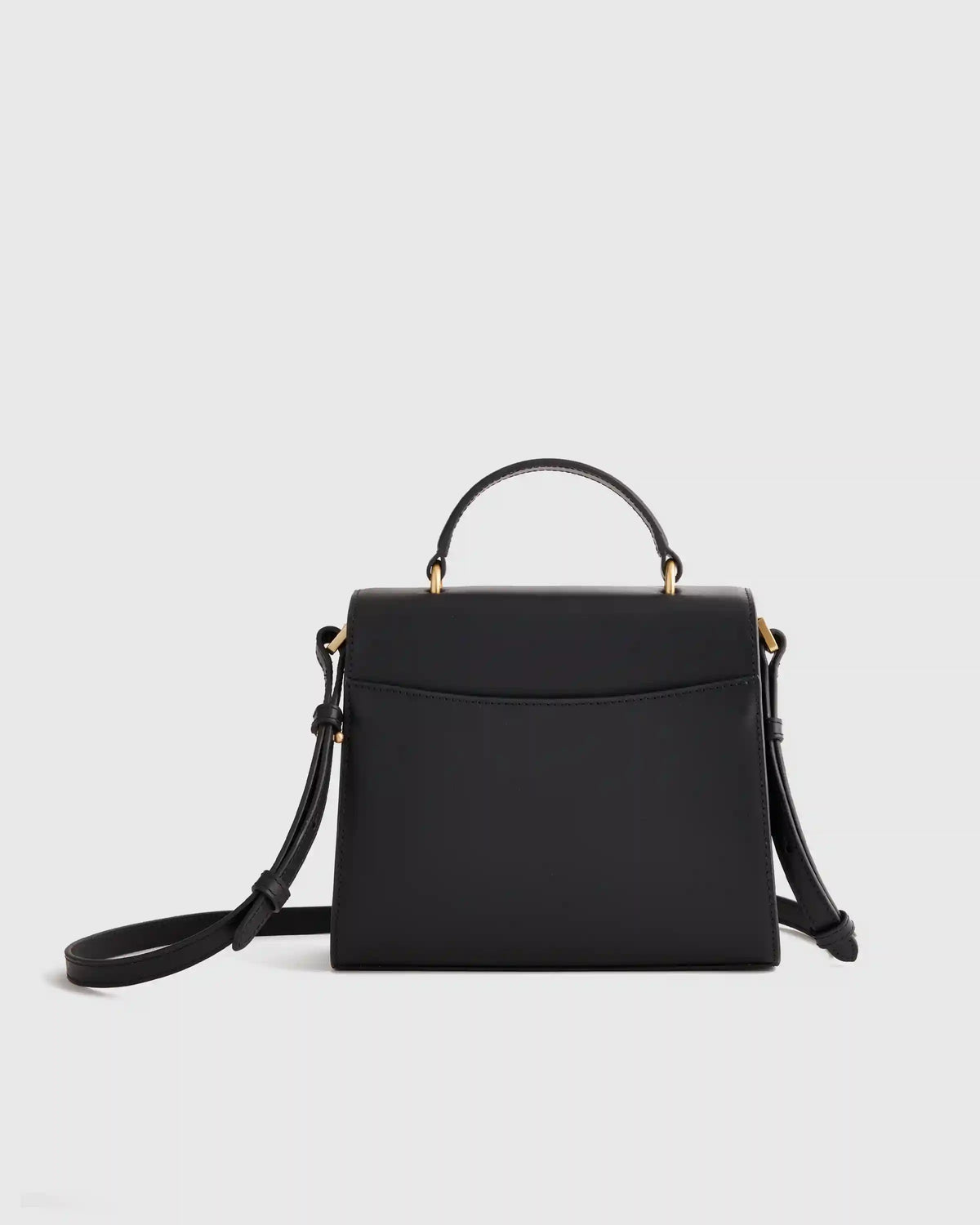 Italian Leather Top Handle Crossbody Satchel