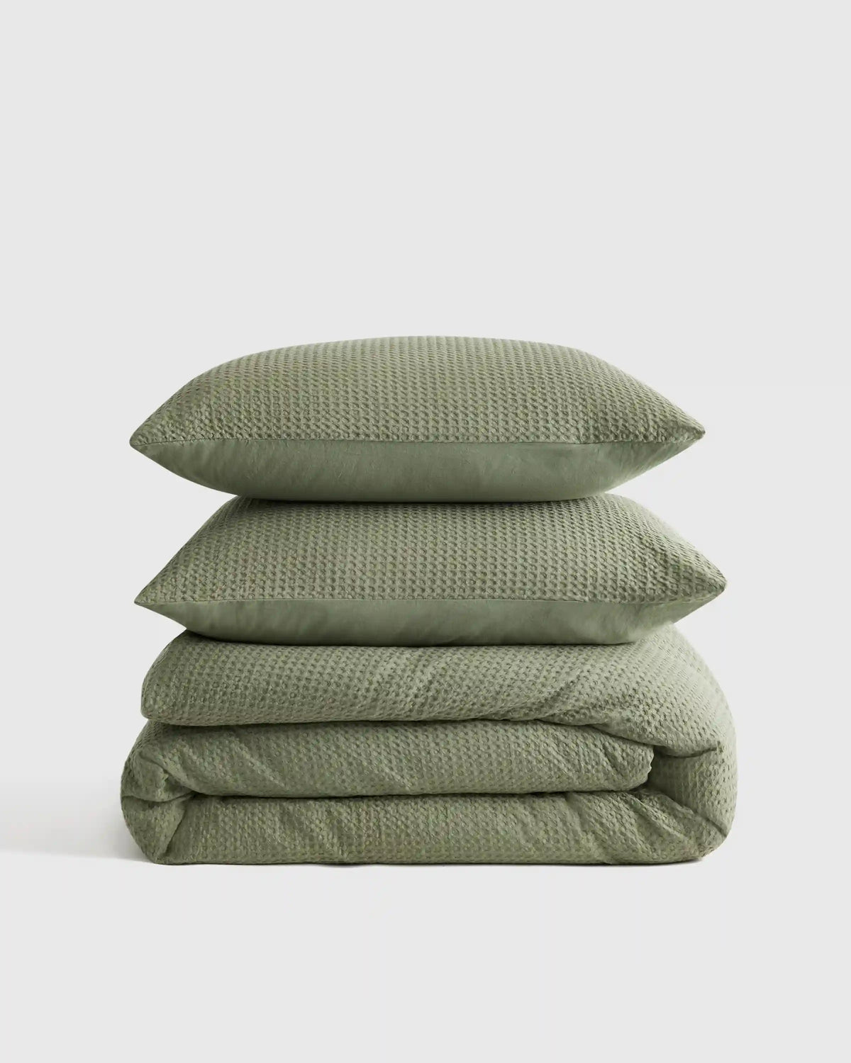 Organic Luxe Honeycomb Duvet Cover Set