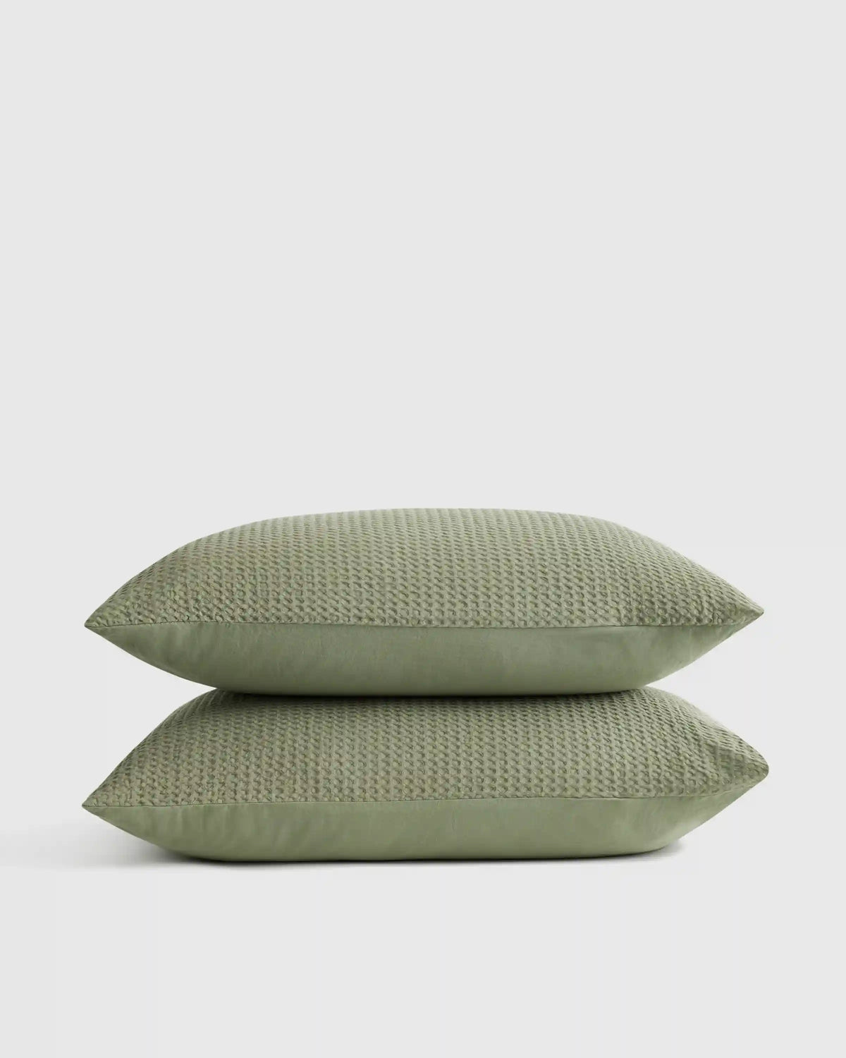 Organic Luxe Honeycomb Sham Set