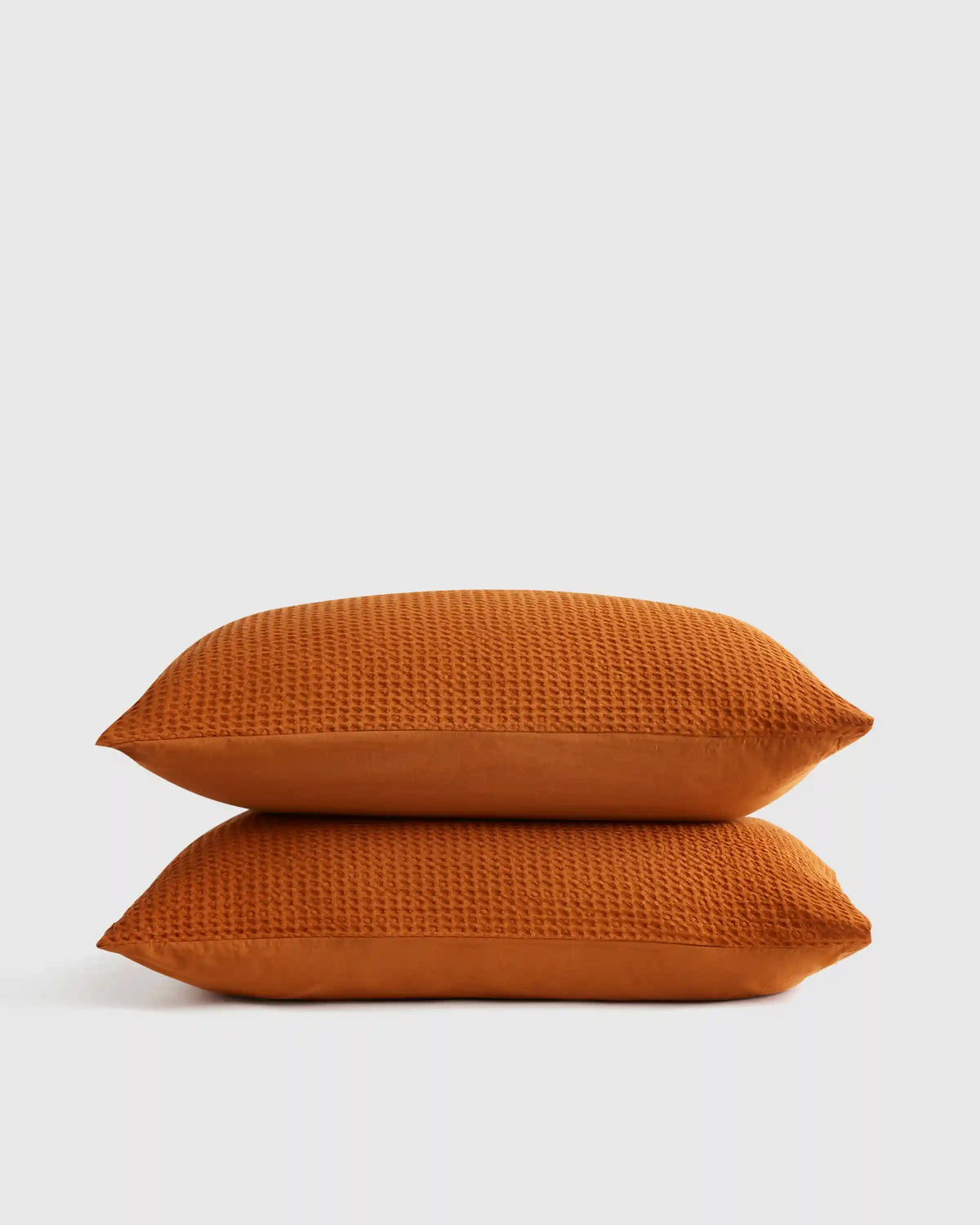 Organic Luxe Honeycomb Sham Set