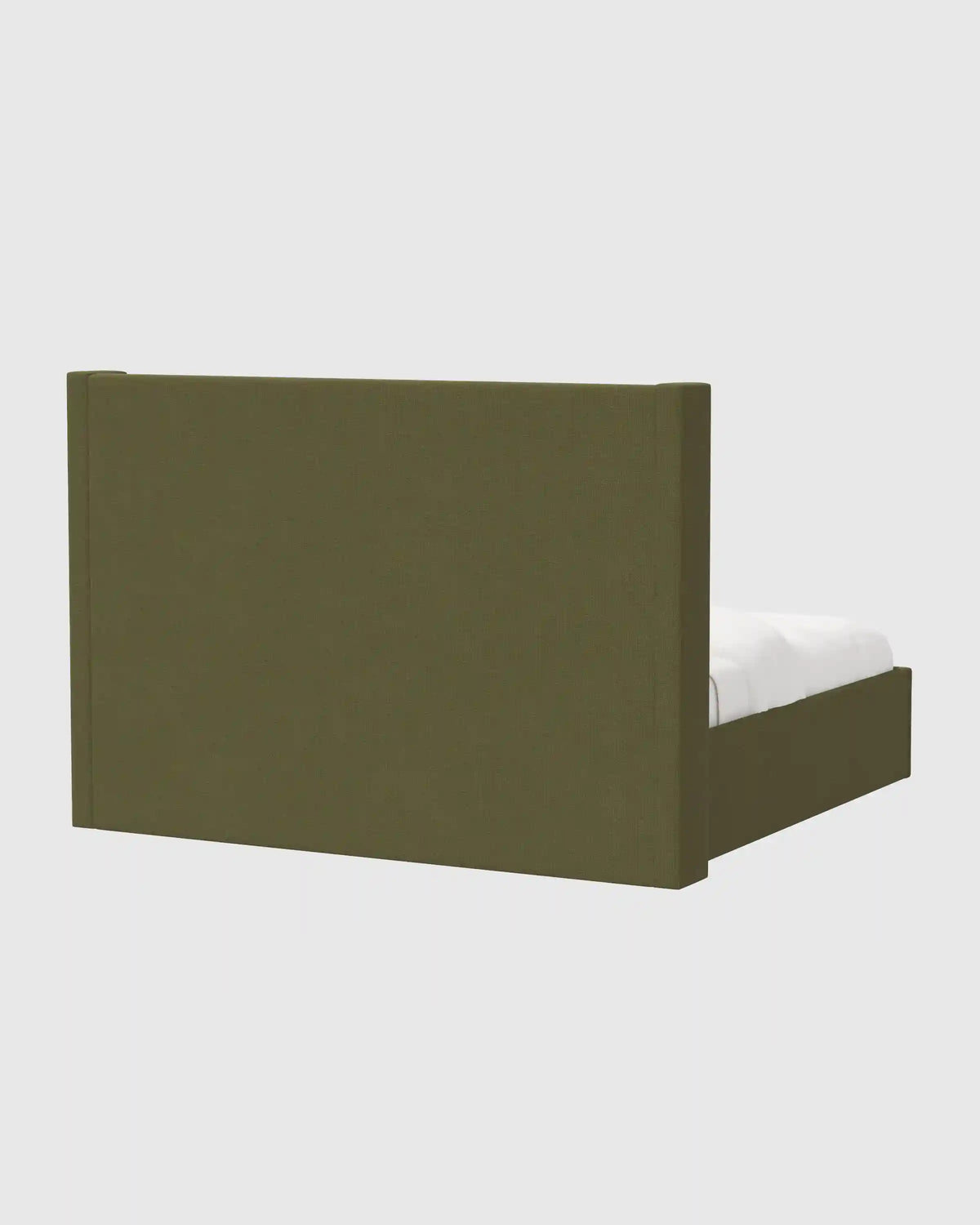 100% Linen Wingback Bed