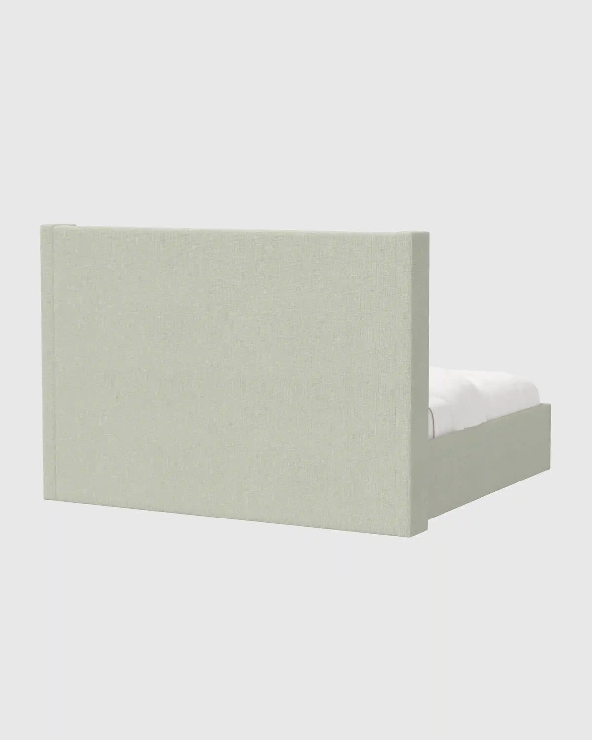 100% Linen Wingback Bed