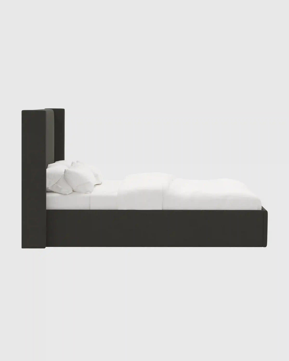 100% Linen Wingback Bed
