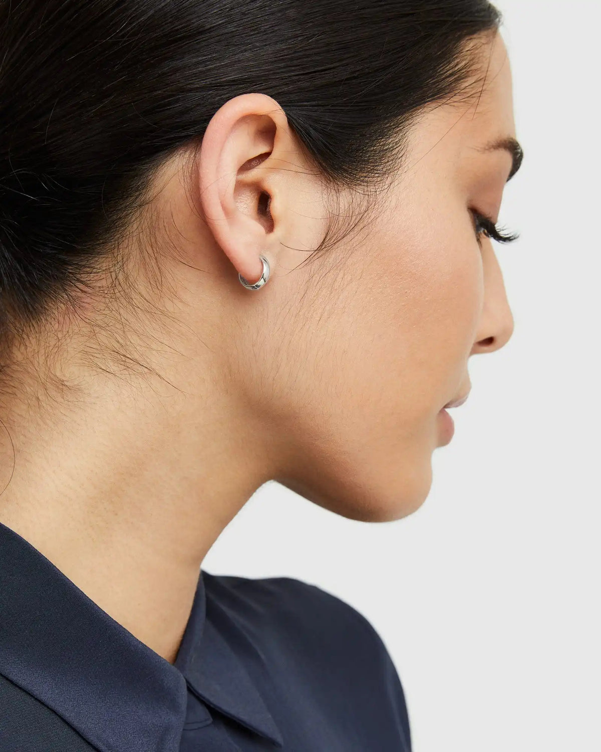 14K Gold Bold Hoops