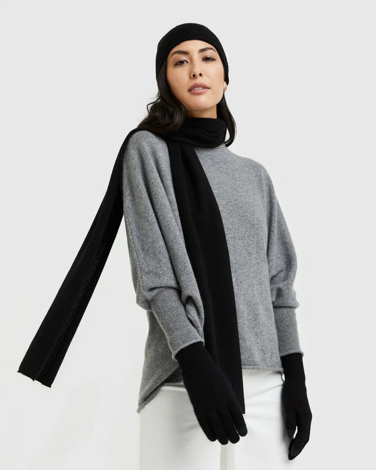 Mongolian Cashmere Slouchy Beanie