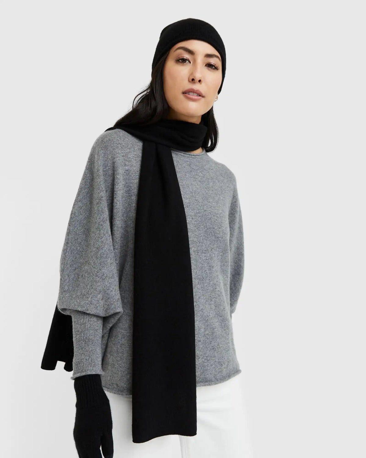 Mongolian Cashmere Slouchy Beanie